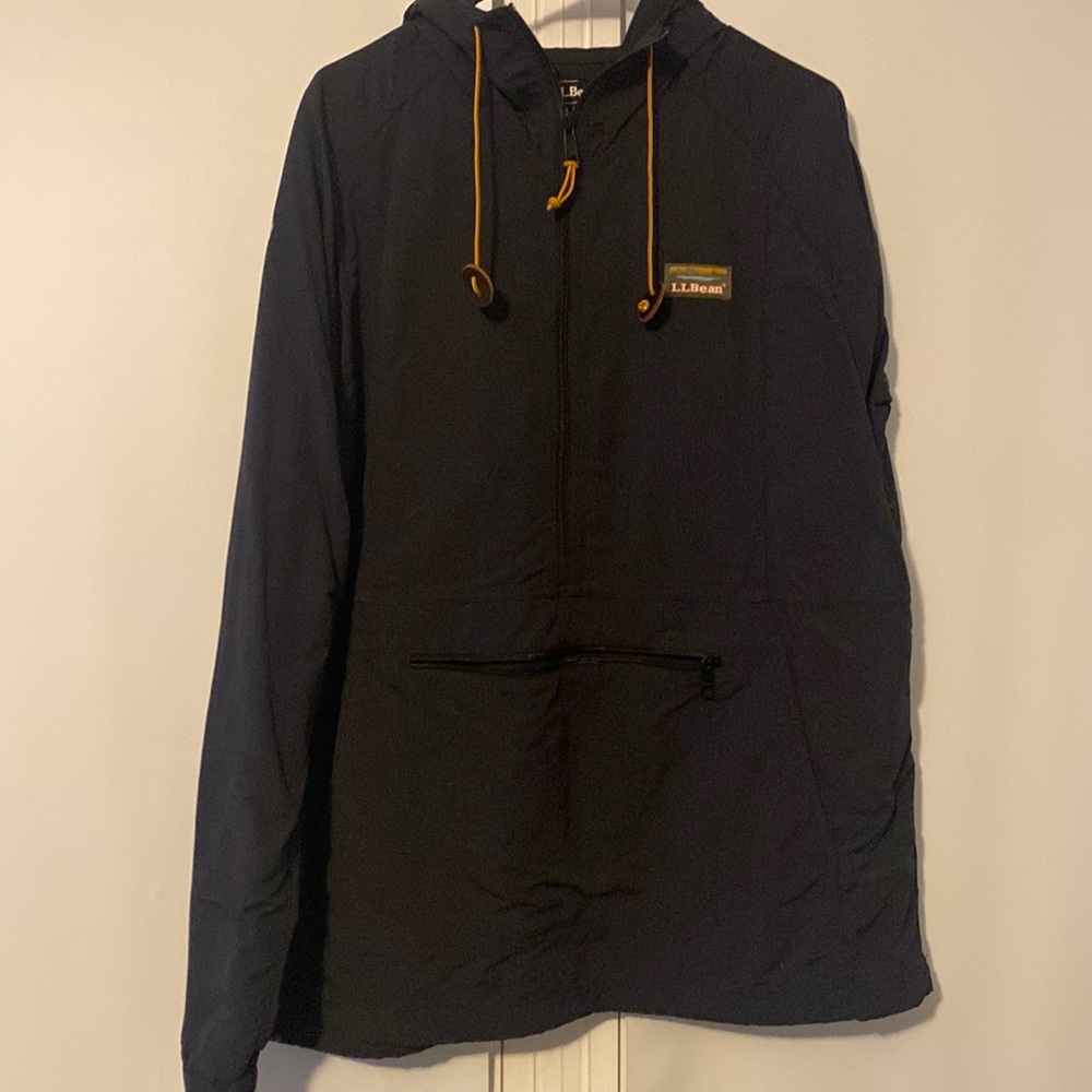 L.L.Bean windbreaker quarter zip
